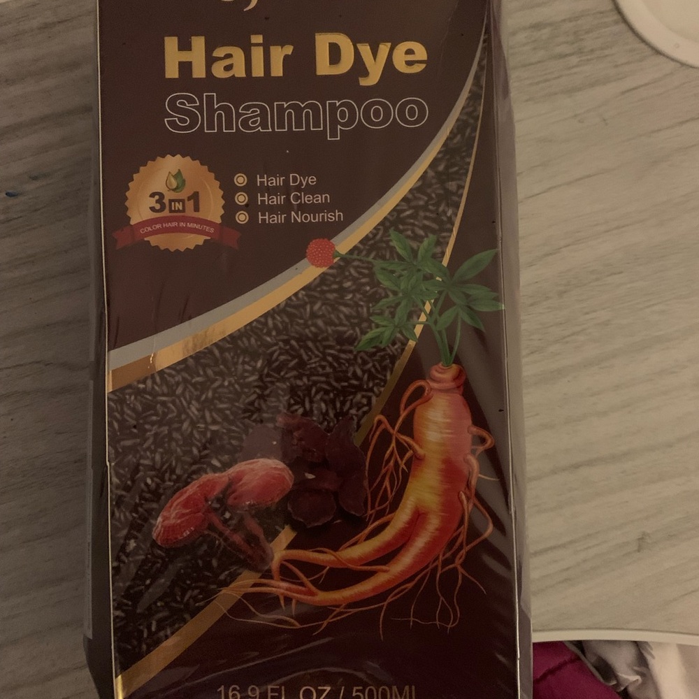 Herbal Hair Dye Shampoo - red